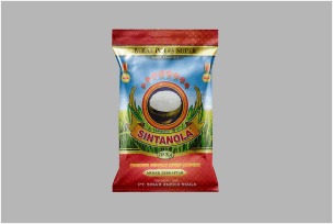 A pair of blue running shoes